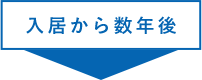 入居から数年後